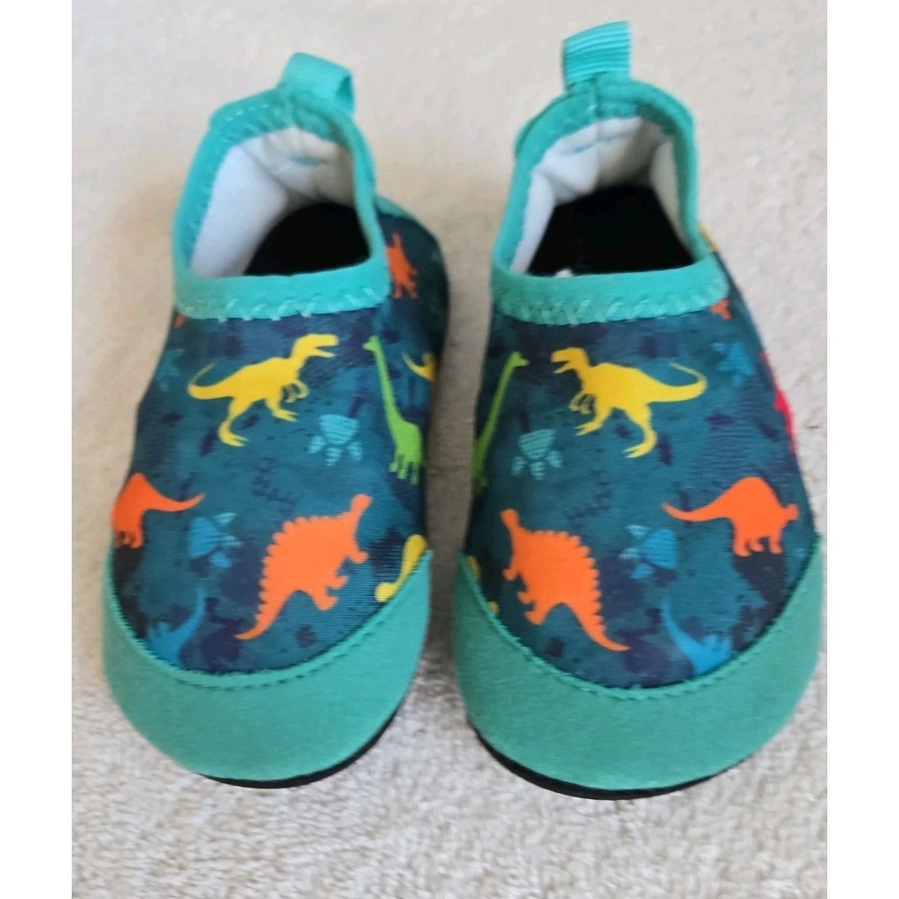 Toddler Boys Dinosaur Water/beach Shoes, Size 21/22 4/5